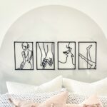 wall painted headboard
