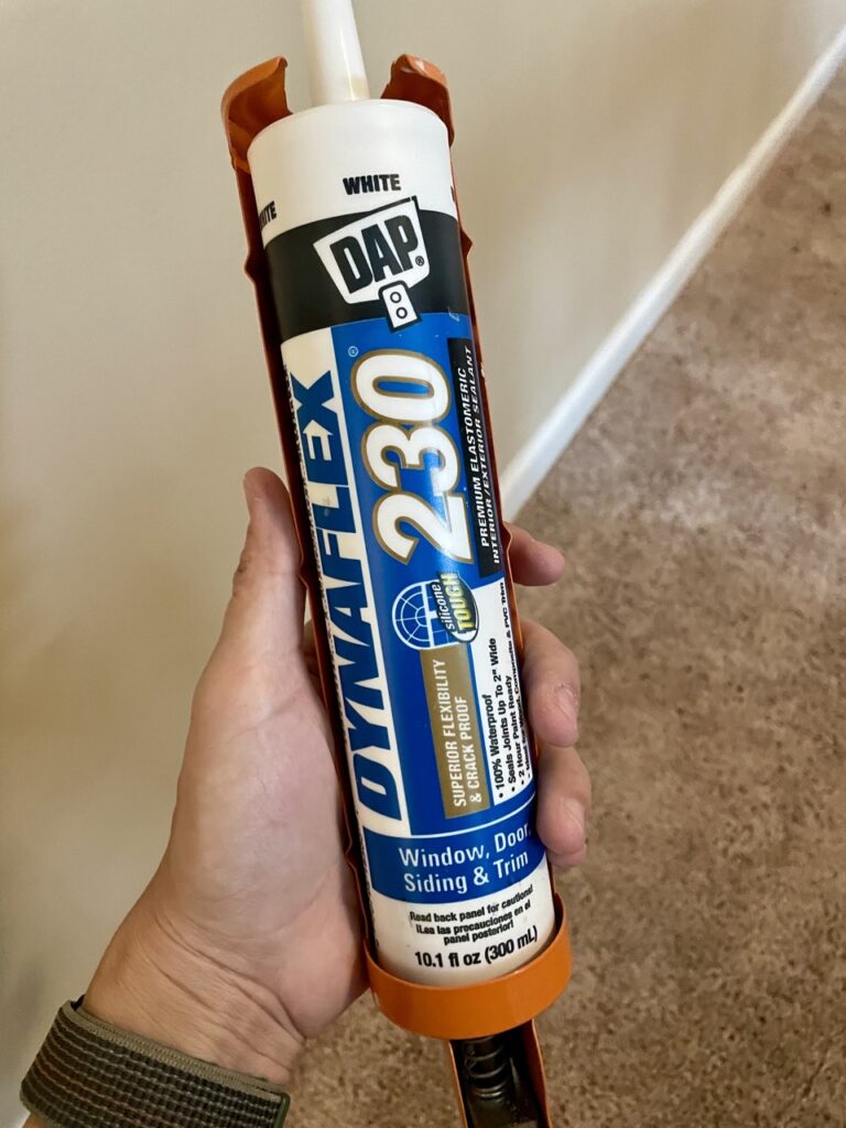 Caulk for wall repair