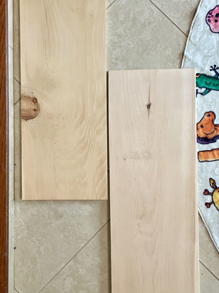 Boards before cutting