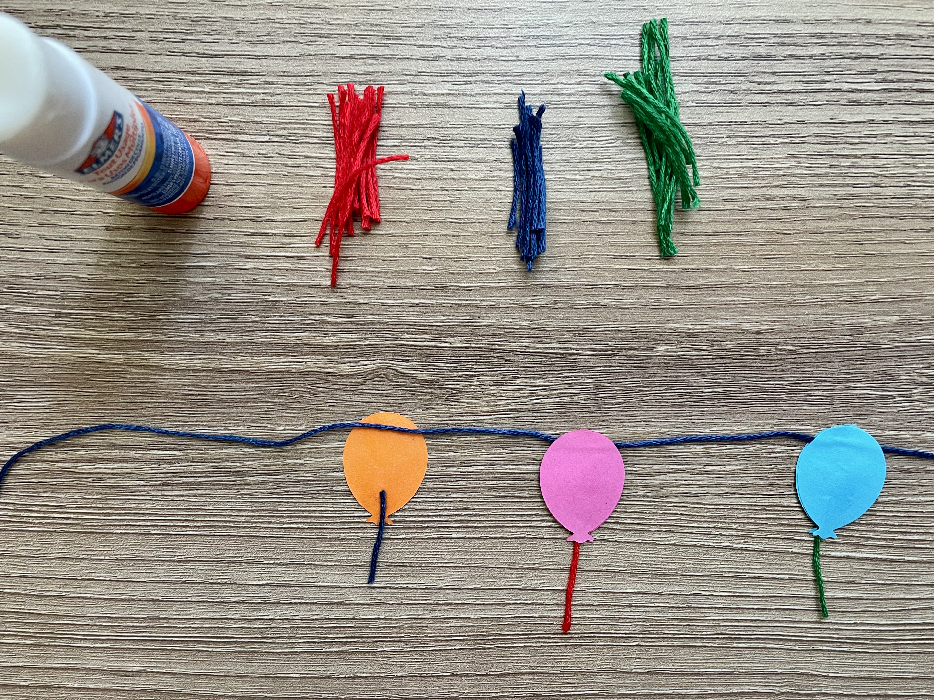 Balloon birthday garland