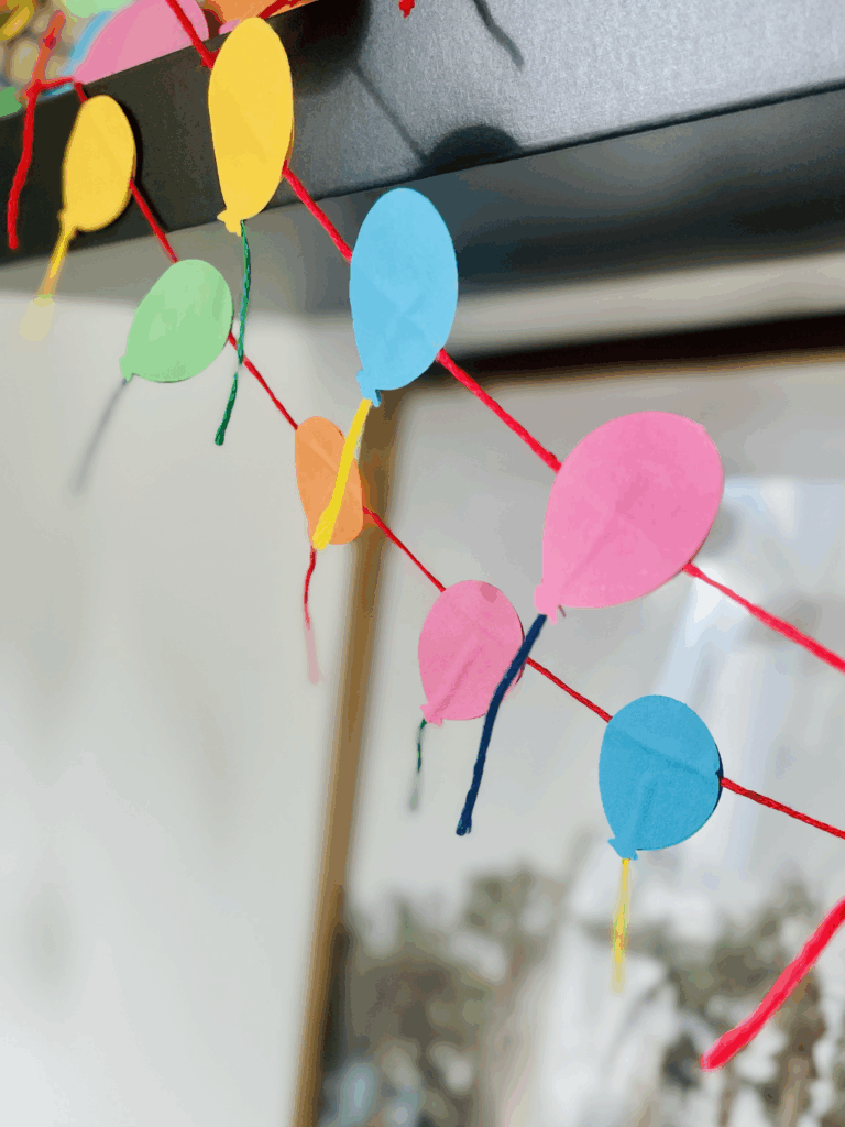 Birthday Balloon Garland
