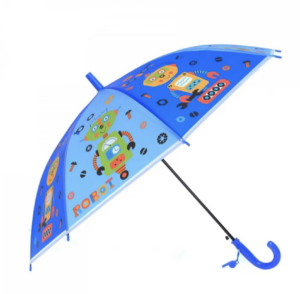 Gift idea for kids, a blue umbrella with photos of